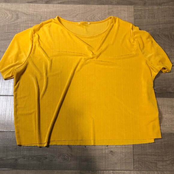 Yellow top casual summer top - Picture 1 of 5